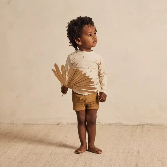 Rylee + Cru Boys Rashguard + Shorts Set - Bananas - Picture 9 of 10